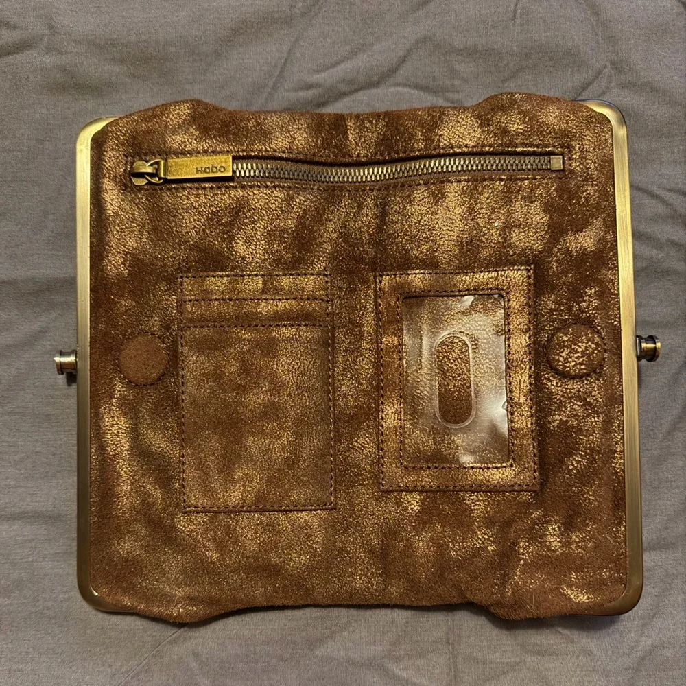 HOBO international Lauren wallet clutch Suede fringe - Picture 6 of 10